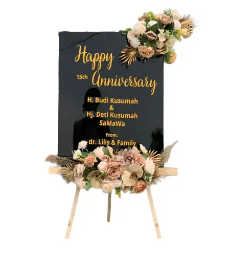 Papan Bunga Akrilik Manggeng