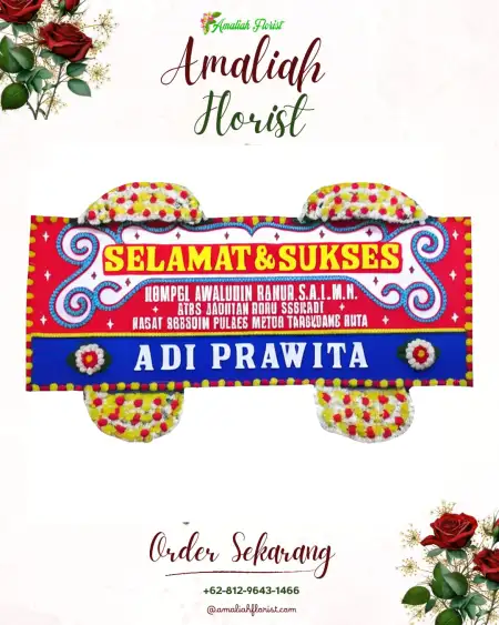 Papan Bunga Ucapan Selamat Manggeng